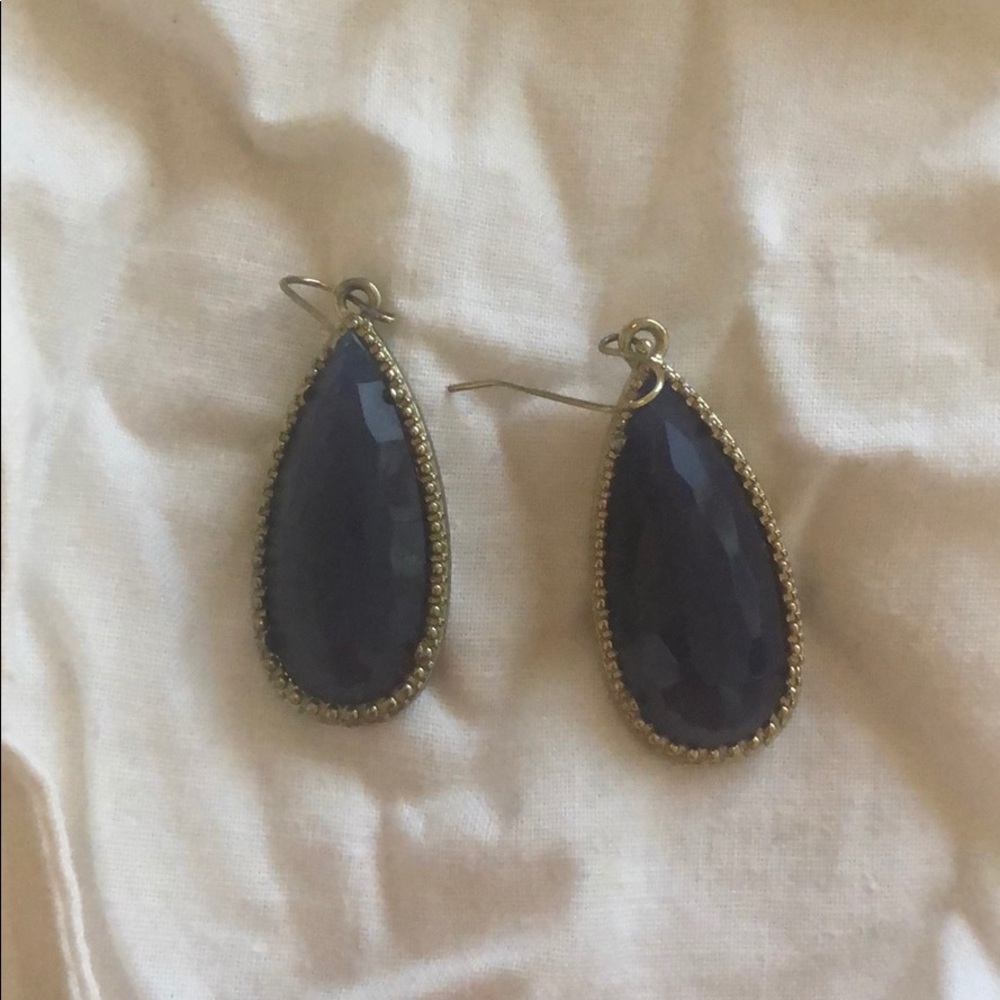 Navy Earrings